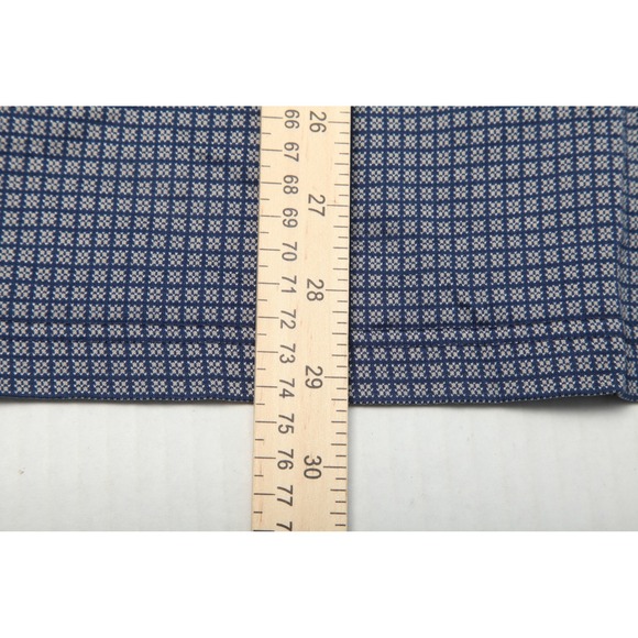 Amen Corner Masters Golf Polo Shirt Mens XL Blue Geometric Short Sleeve - Picture 10 of 11